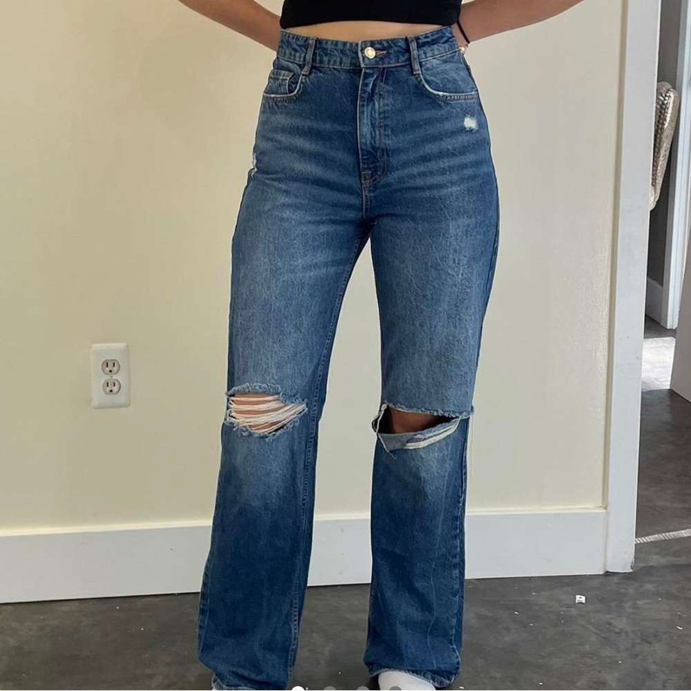 Zara wide-leg jeans
